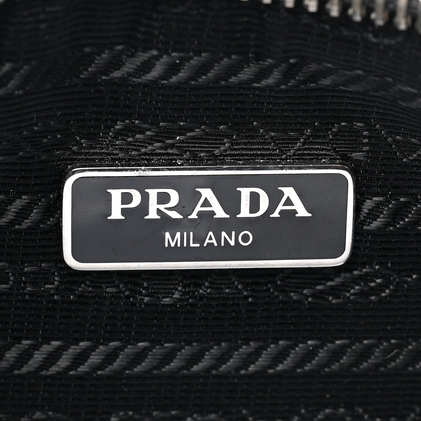 Tessuto Nylon Saffiano Mini Re-Edition 2005 Bag Black