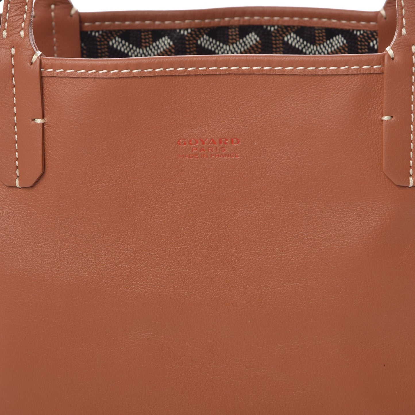 Goyardine Reversible Mini Anjou Black Gold