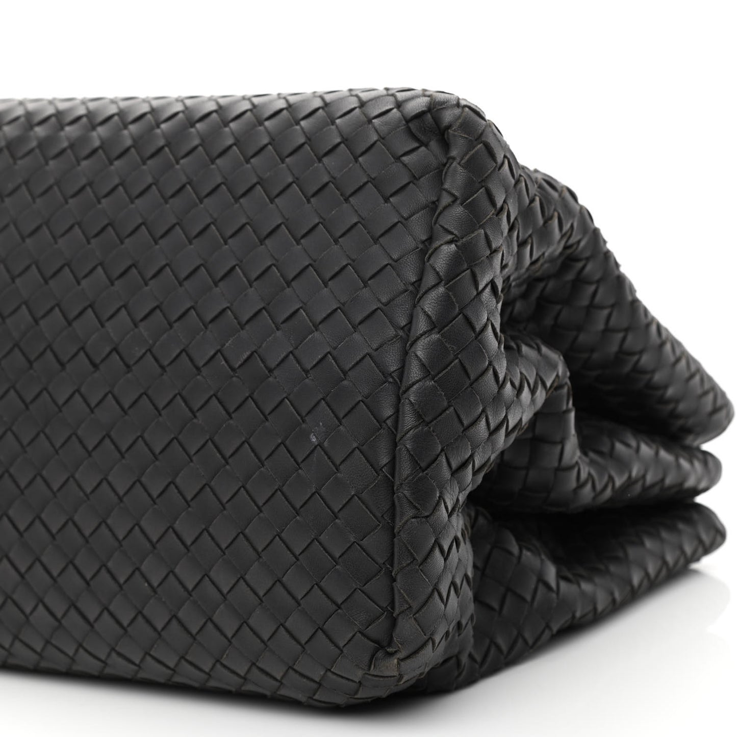 Nappa Intrecciato Medium Roma Tote Black