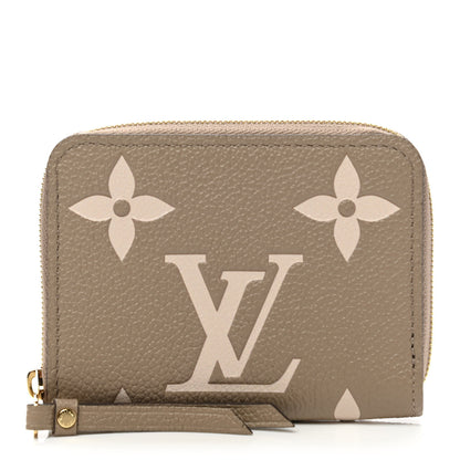 Louis Vuitton Empreinte Monogram Giant Zippy Coin Purse Tourterelle Creme 1 of 7