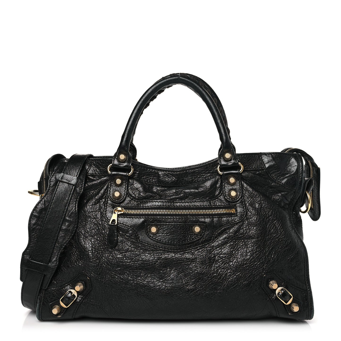 Agneau Giant 12 Gold Hardware City Black