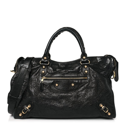 Balenciaga Agneau Giant 12 Gold Hardware City Black 1 of 9