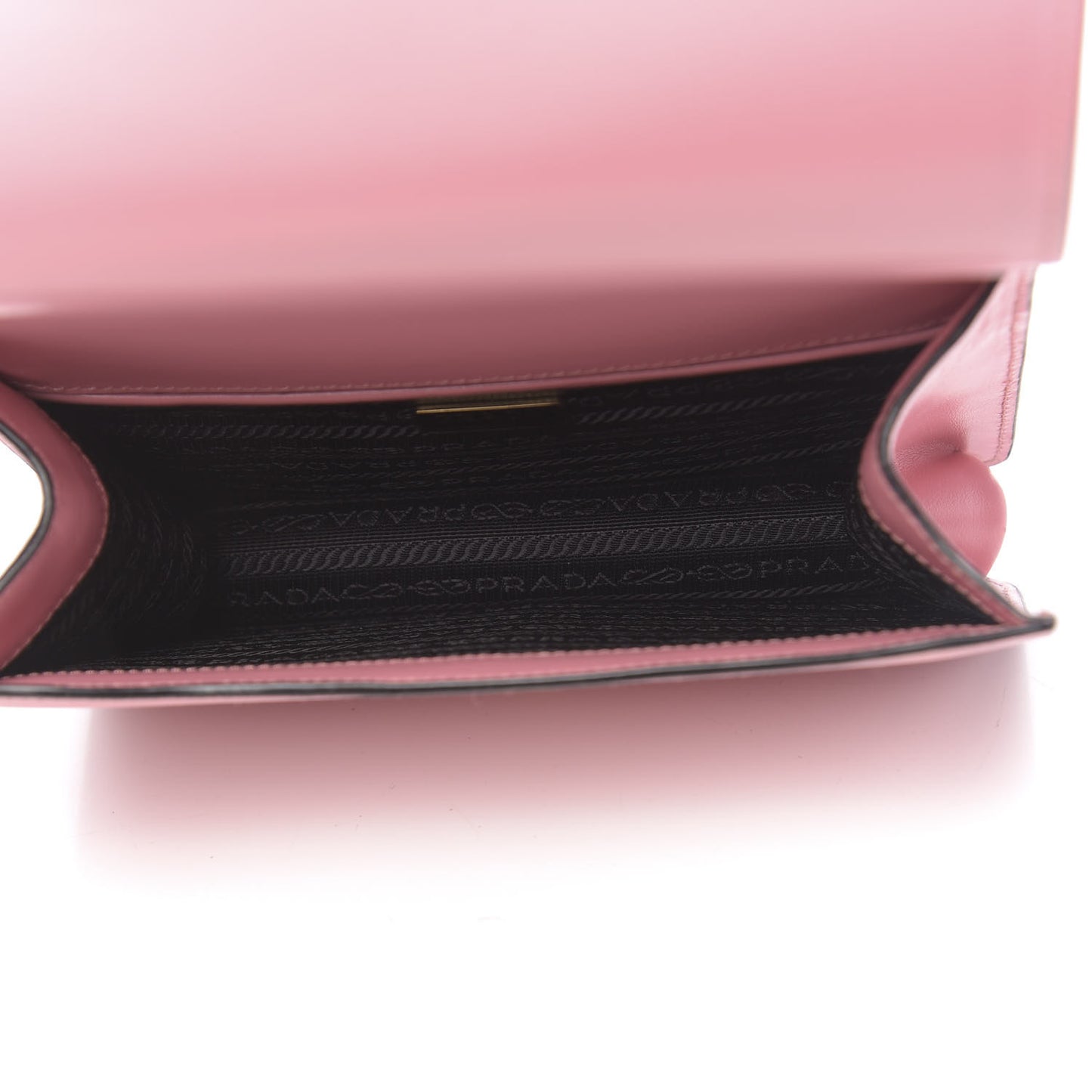 Saffiano Soft Calfskin Chain Crossbody Bag Petalo