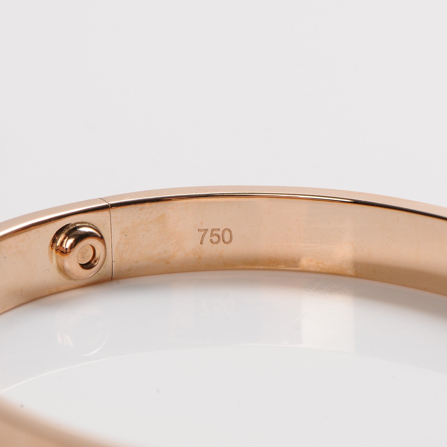 Cartier 18K Pink Gold LOVE Bracelet 16 6 of 7