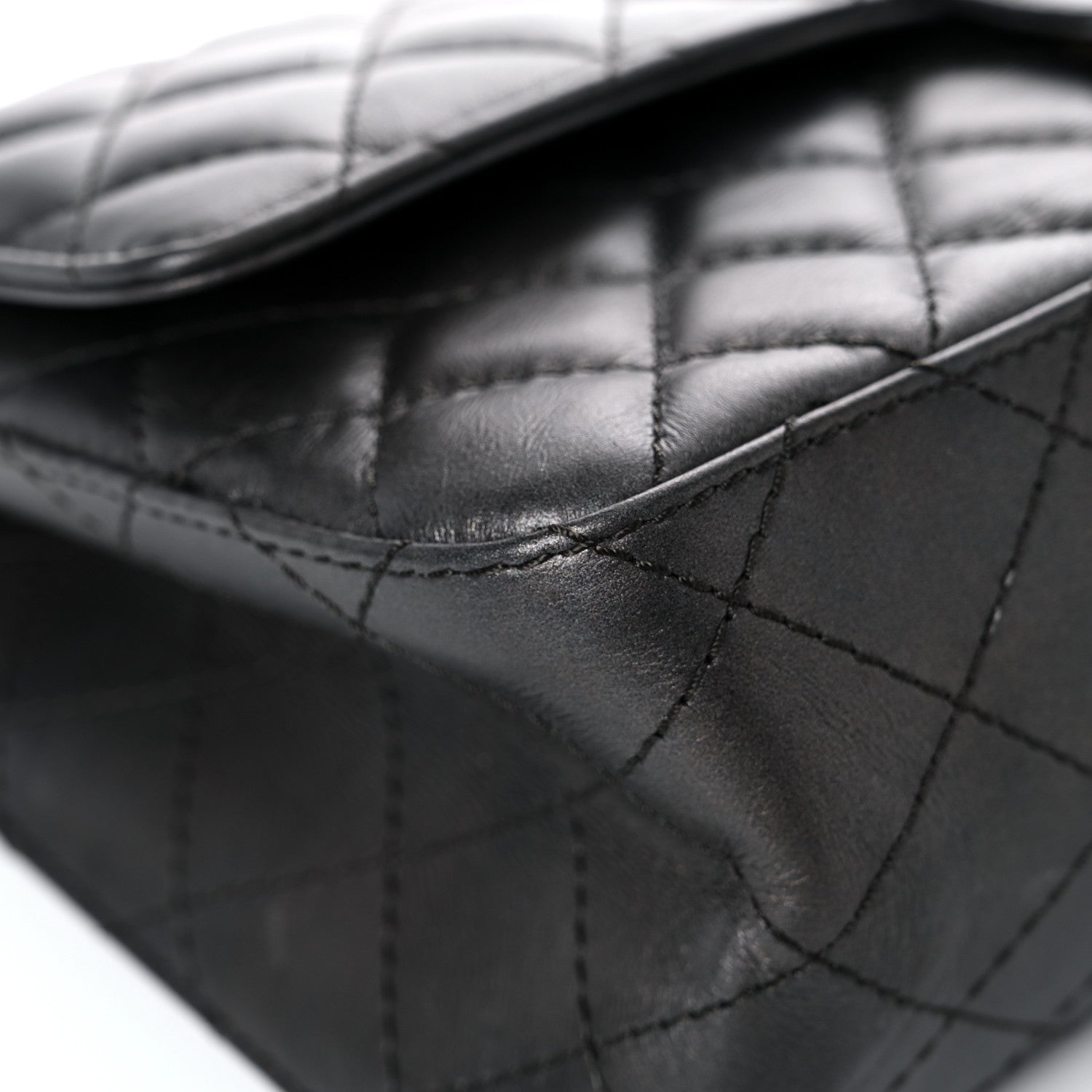 Chanel Metallic Calfskin Quilted 2.55 Reissue 226 Flap Charcoal 8 of 21