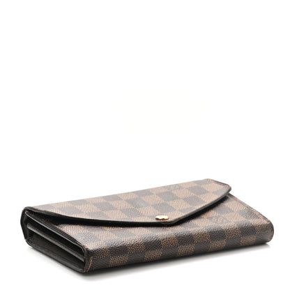 Louis Vuitton Damier Ebene Sarah Wallet NM 4 of 11