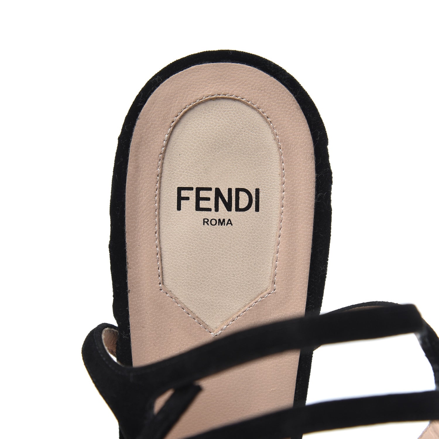 Fendi Velvet Sequin Floral Fantasia 39 Sandals Grey Multicolor 6 of 20