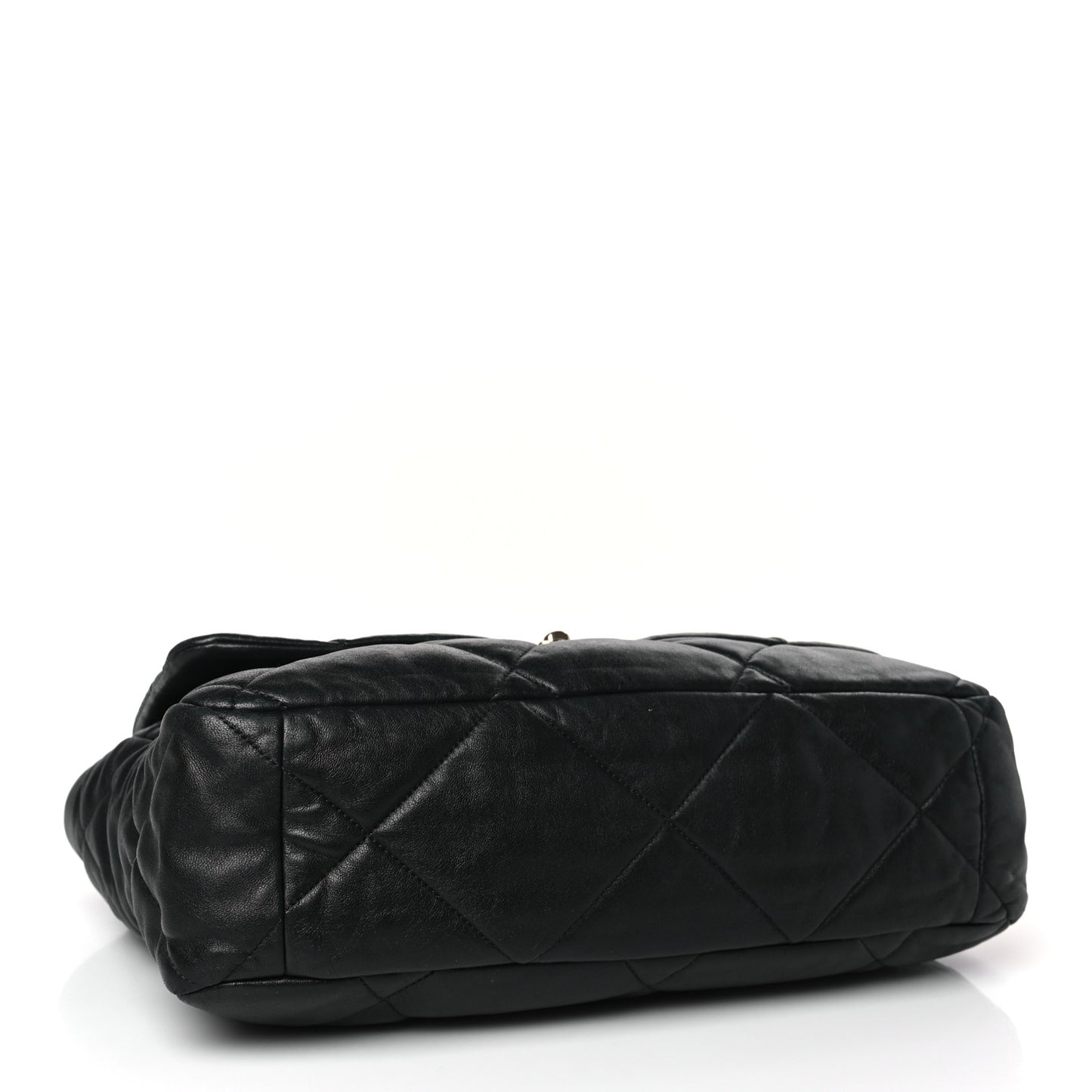 Lambskin Quilted Maxi Chanel 19 Flap Black
