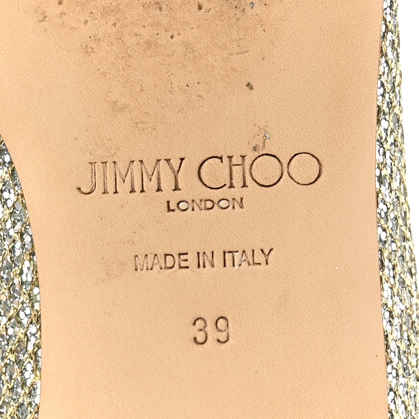 Glitter Romy Flats 39 Champagne