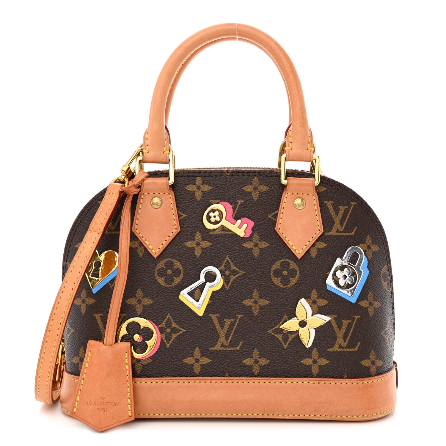 LOUIS VUITTON Monogram Love Lock Alma BB by fashionphile