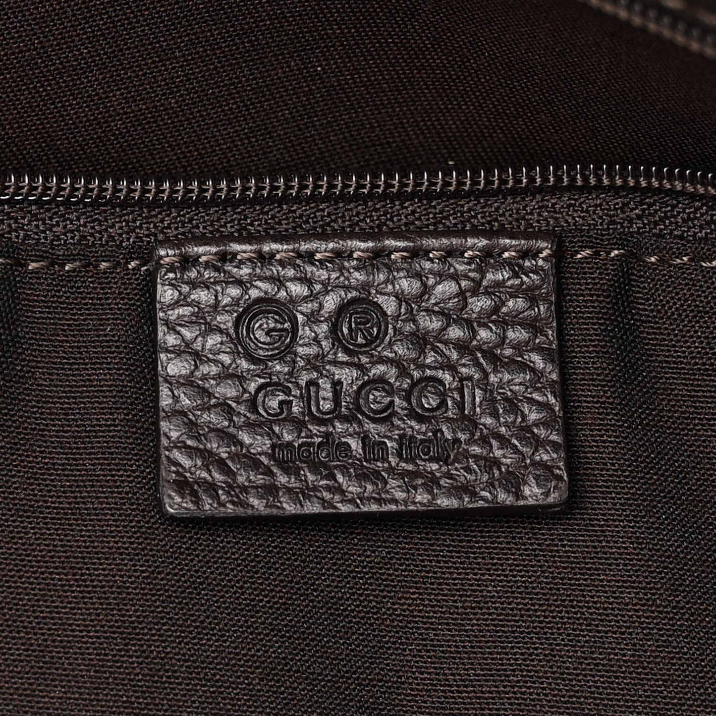 Crystal Monogram Medium Charmy Shoulder Bag Dark Brown