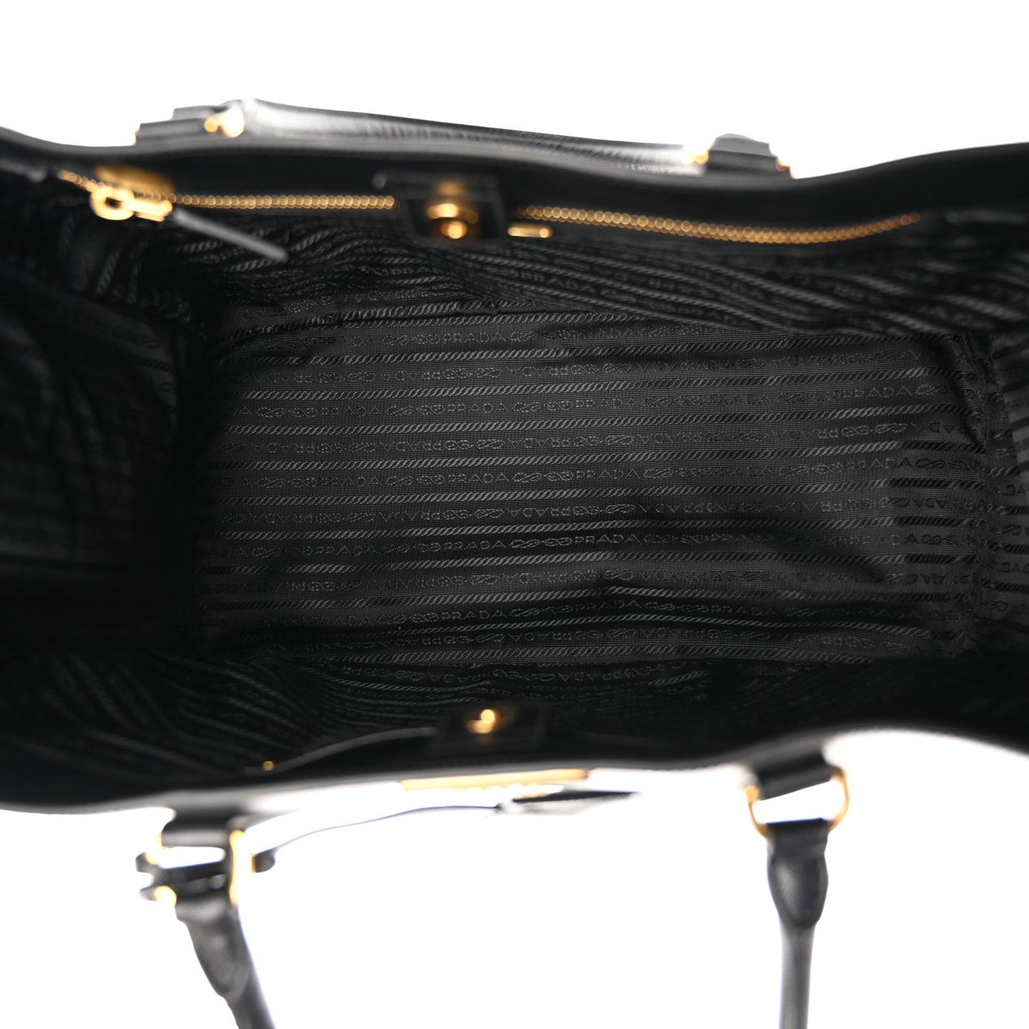 Saffiano Lux Large Tote Black