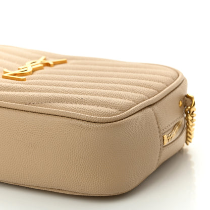 Saint Laurent Grain De Poudre Matelasse Monogram Mini Lou Camera Bag New Powder 11 of 11