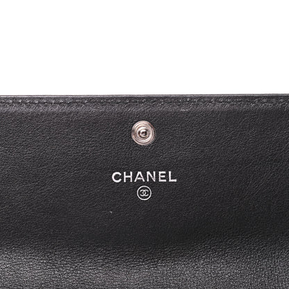 Chanel Caviar Timeless CC Large Gusset Flap Wallet Black 6 of 7
