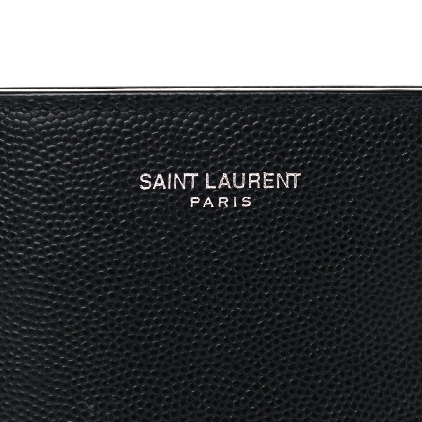 Grain De Poudre North South Chain Wallet Black