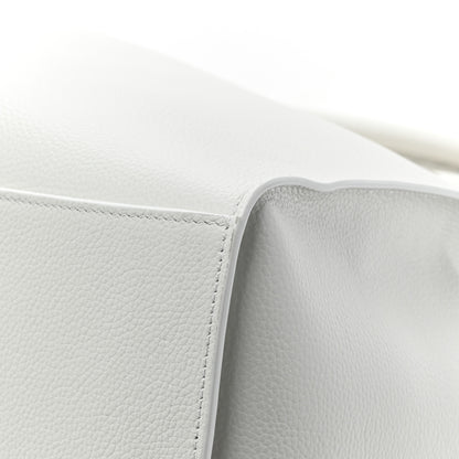 Balenciaga Grained Calfskin Neo Classic Silver Hardware Large Top Handle Bag White 14 of 15