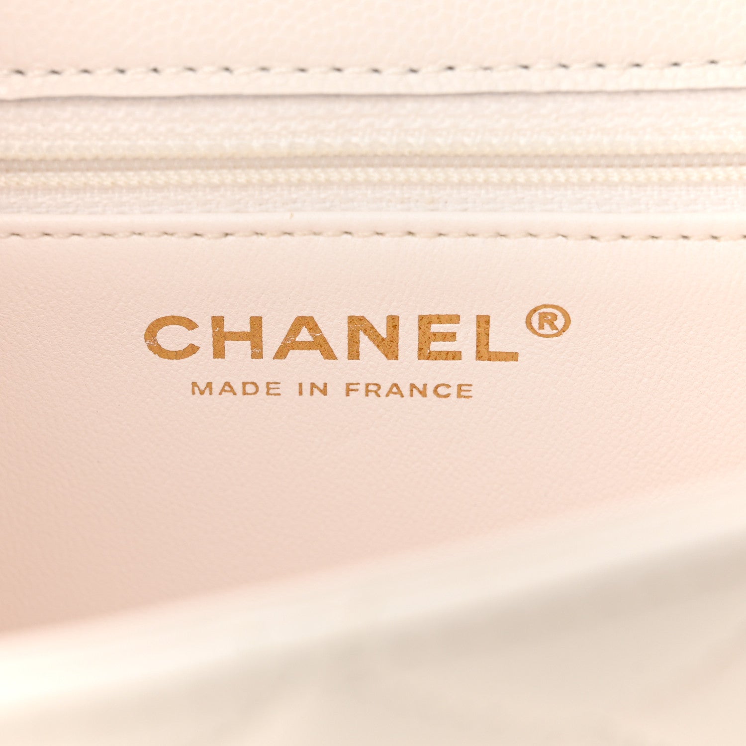 Chanel Caviar Quilted Mini Sweet Classic Flap White 6 of 12