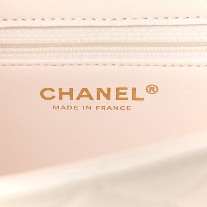 Chanel Caviar Quilted Mini Sweet Classic Flap White 6 of 12