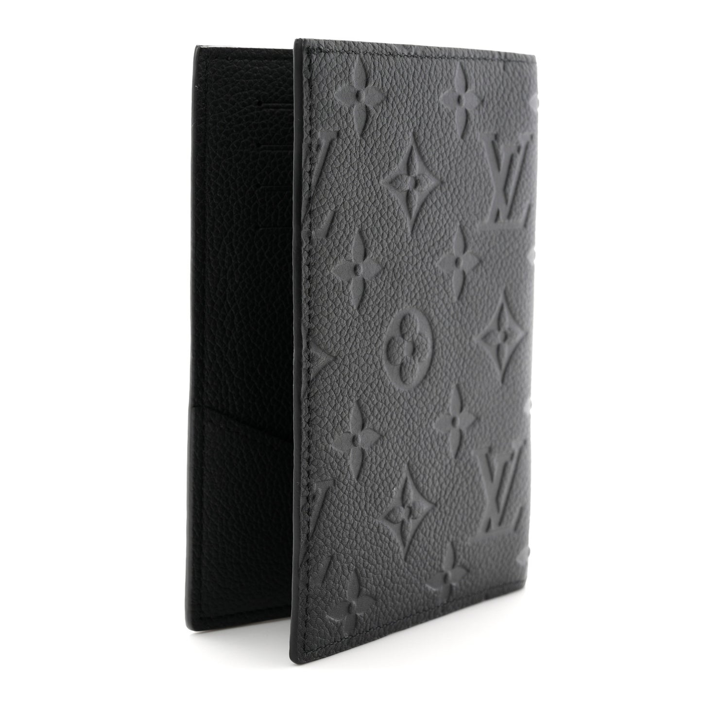Empreinte Monogram Passport Cover Black