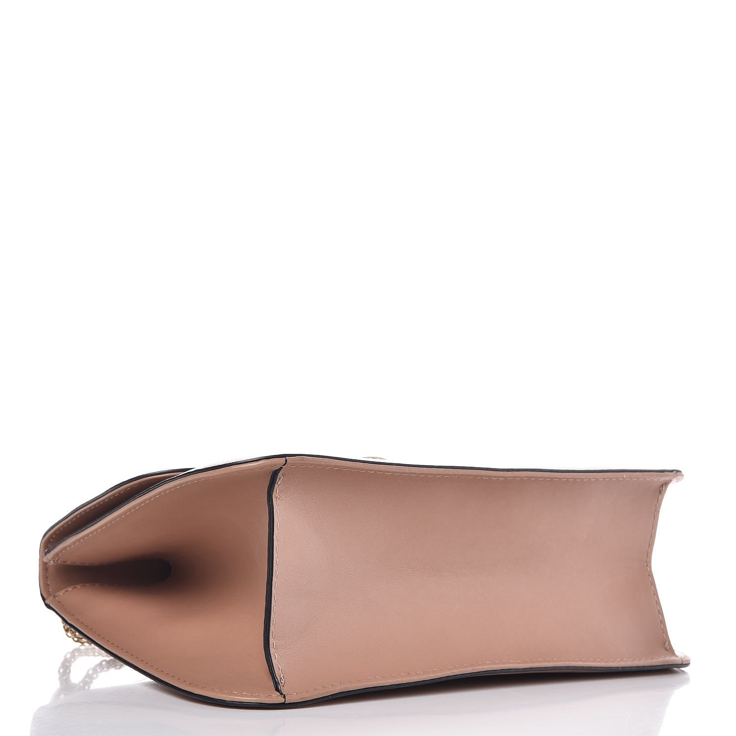 Valentino Garavani Vitello Large Glam Lock Rockstud Flap Poudre 5 of 8