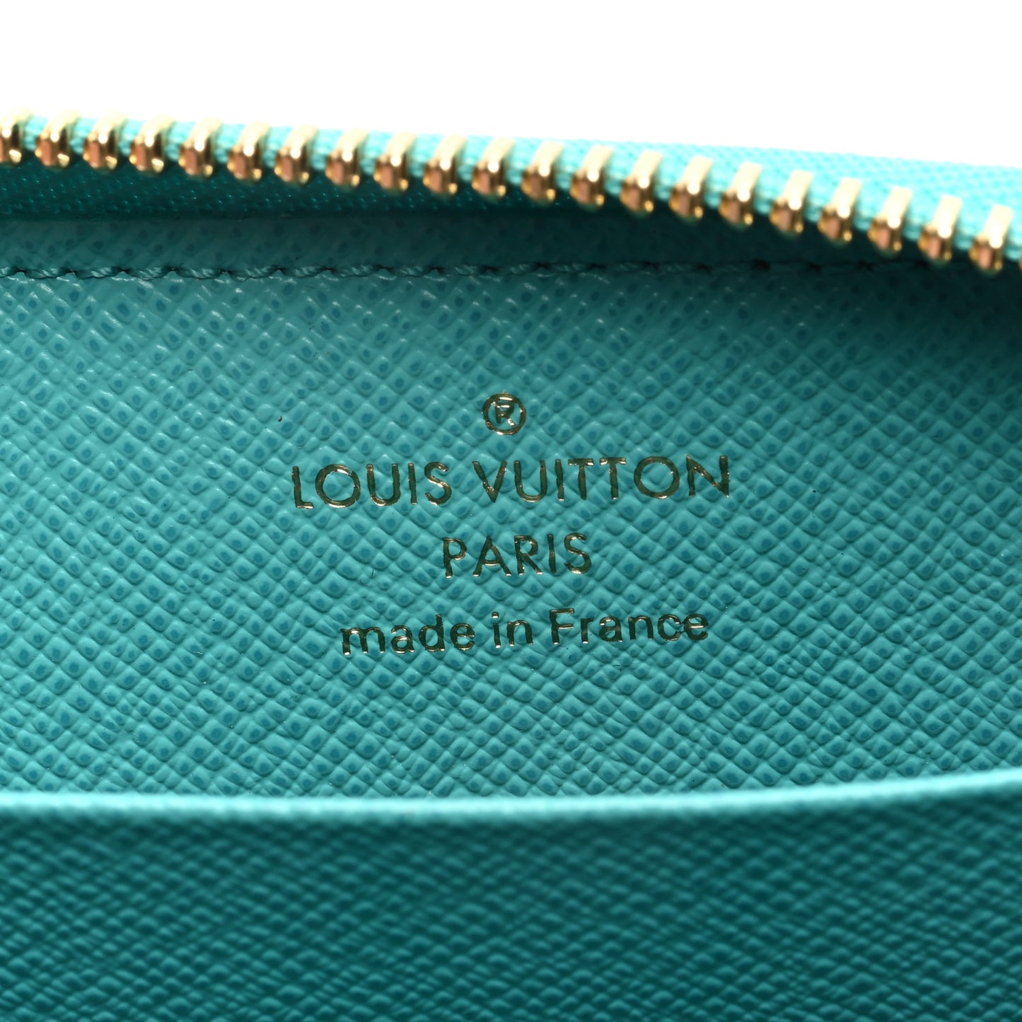 Monogram Zippy Multicartes Turquoise