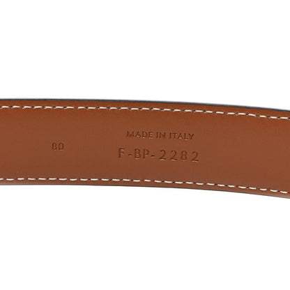 Celine Box Calfskin Medium 25mm Triomphe Belt 80 32 Tan 6 of 6
