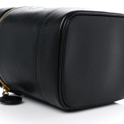 Chanel Caviar Vanity Cosmetic Case Black 9 of 15