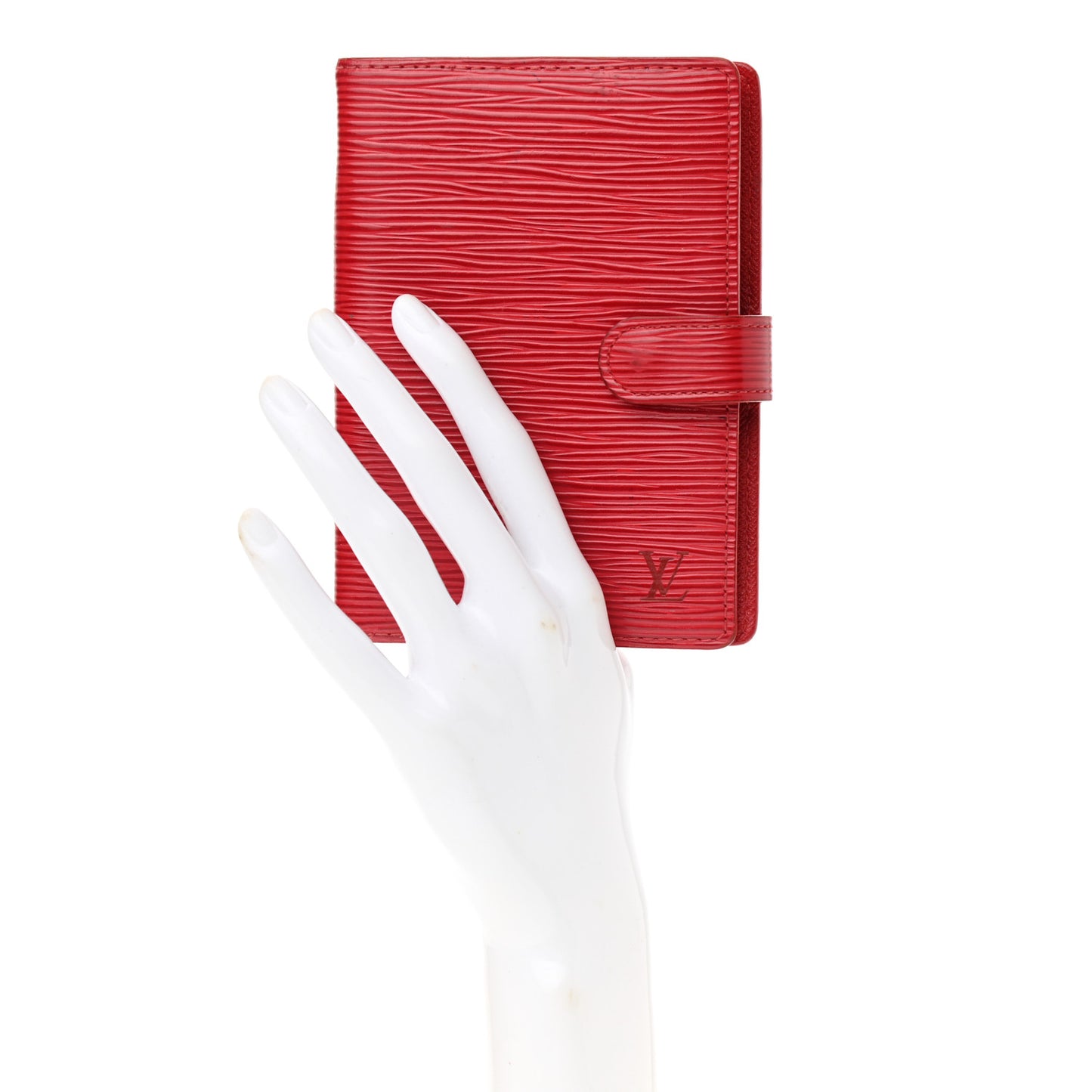 Epi Small Ring Agenda Cover Castillan Red