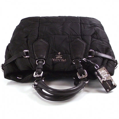 Prada Nylon Gaufre Large Tote Black 5 of 11