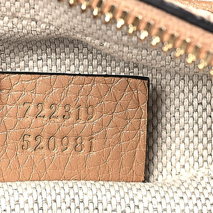 Gucci Pebbled Calfskin Small Soho Disco Bag Camelia 7 of 9