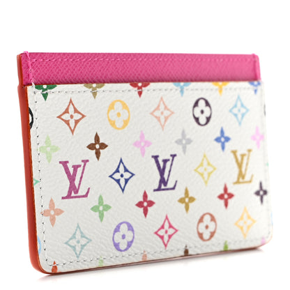 Louis Vuitton LV X TM Monogram Multicolor Card Holder Kawaii Pink 3 of 7