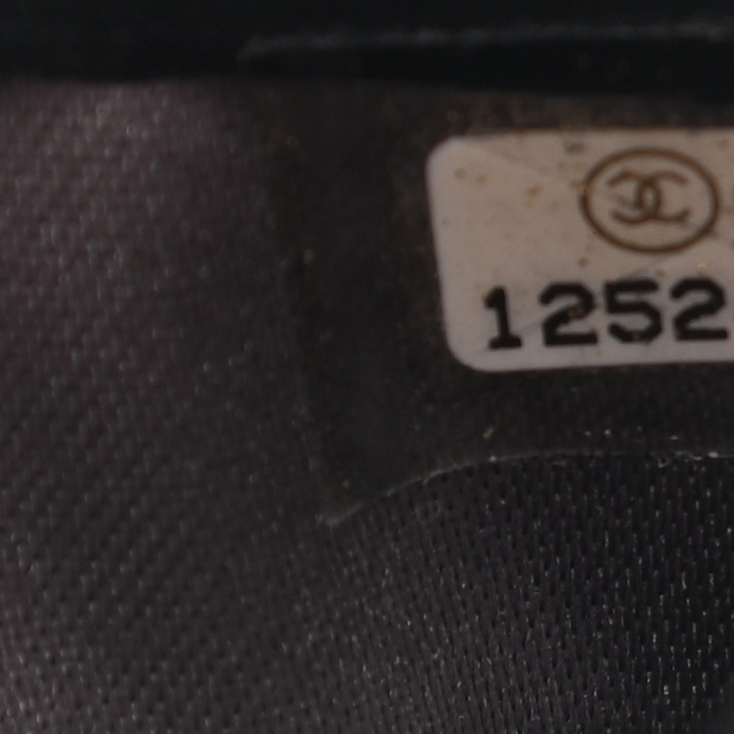 Lambskin Camellia Embossed Yen Wallet Black