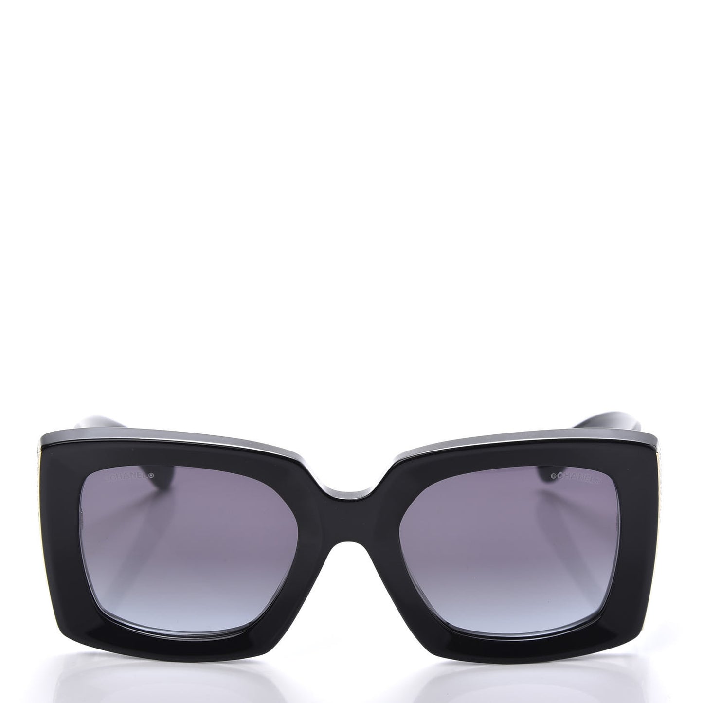Acetate Rectangle Sunglasses 5435 Black