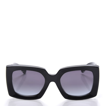 Chanel Acetate Rectangle Sunglasses 5435 Black 2 of 8