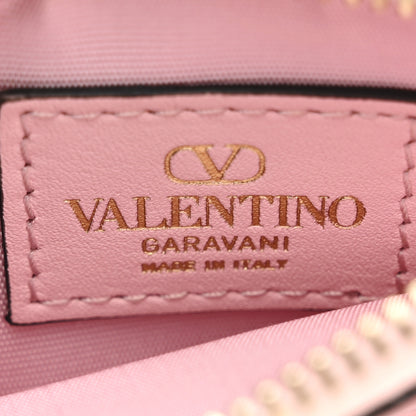 Valentino Garavani Vitello Rockstud Card Holder With Zipper Light Pink 6 of 6