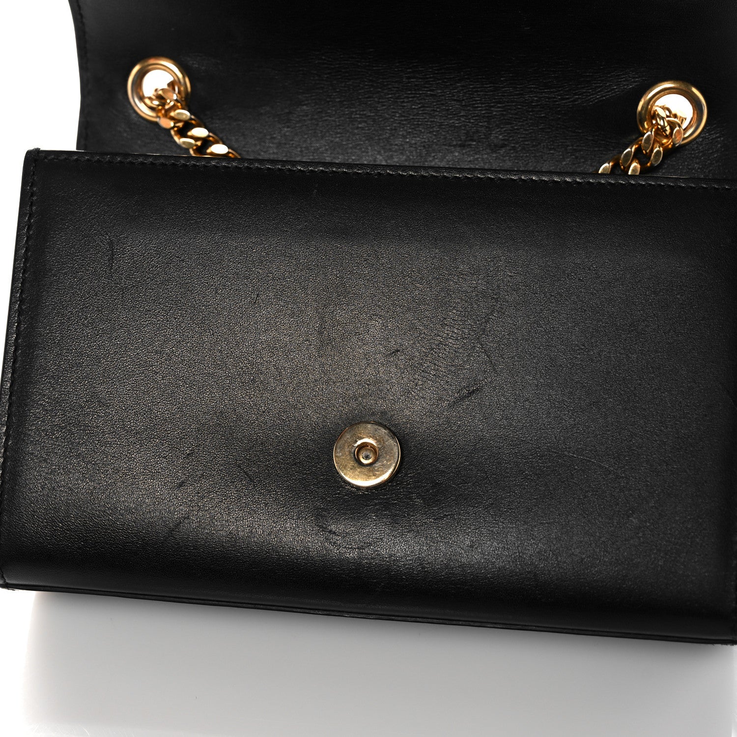 Saint Laurent Calfskin Small Classic Monogram Kate Tassel Satchel Black 14 of 17