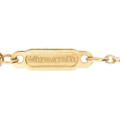 Tiffany 18K Yellow Gold Large T Smile Pendant Necklace 4 of 4