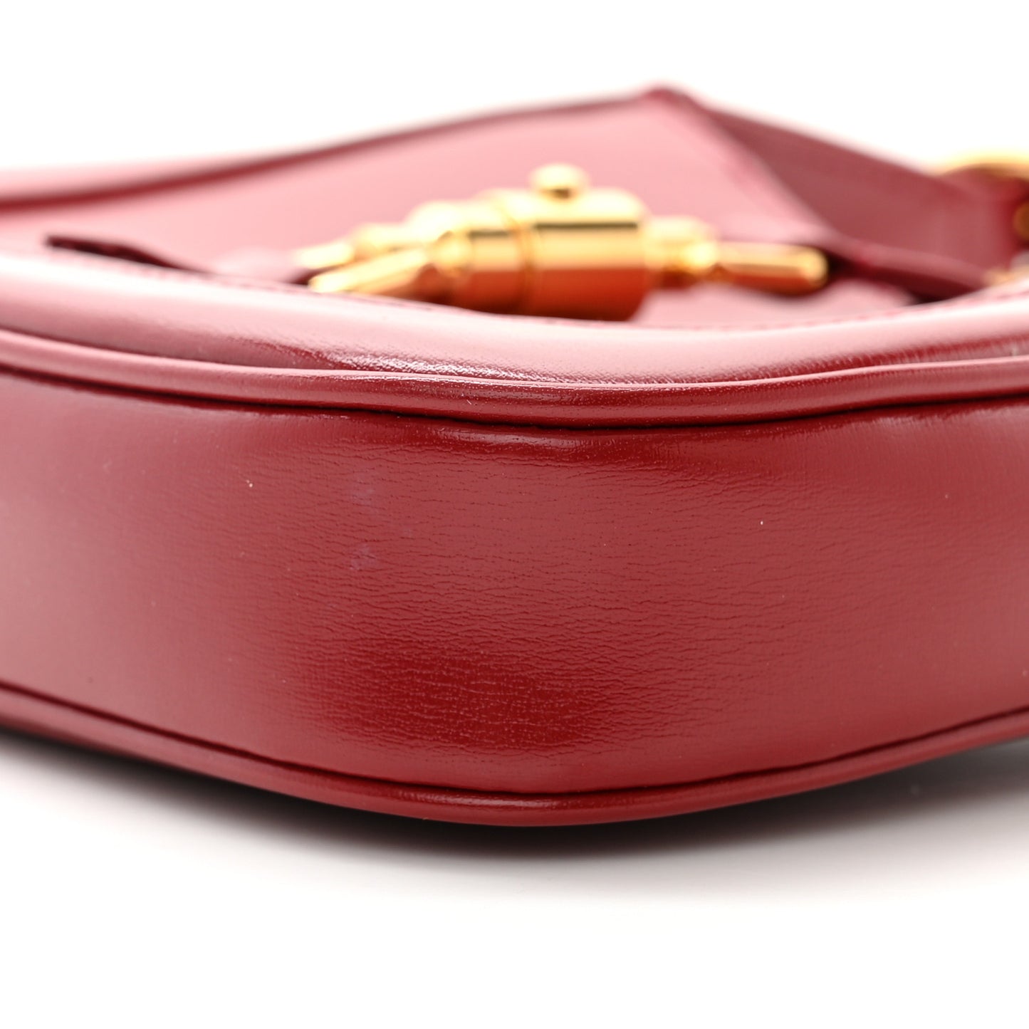 Boarded Dyana Lux Calfskin Mini Jackie 1961 Hobo New Cherry Red