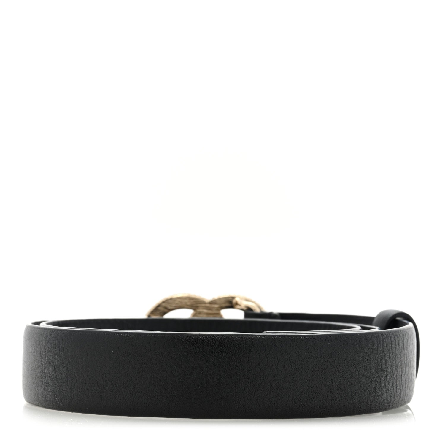 Chanel Calfskin Crystal CC Belt 75 30 Black 2 of 3