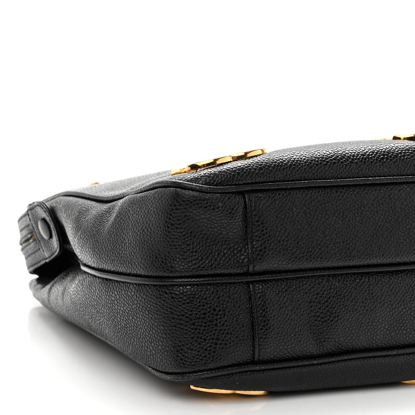 Caviar CC Shoulder Bag Black