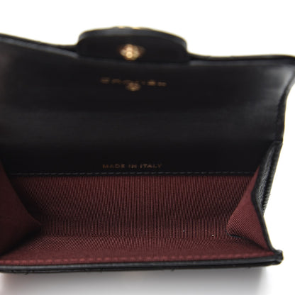 Chanel Lambskin Quilted Flap Card Holder Black 5 of 9
