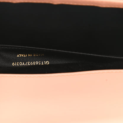 Saint Laurent Calfskin Monogram Large Belle De Jour Clutch Pink 7 of 7