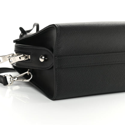 Prada Saffiano Cuir Calfskin Small Kristen Black 9 of 12