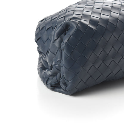 Bottega Veneta Nappa Maxi Intrecciato The Pouch Oversized Clutch Deep Blue 5 of 8