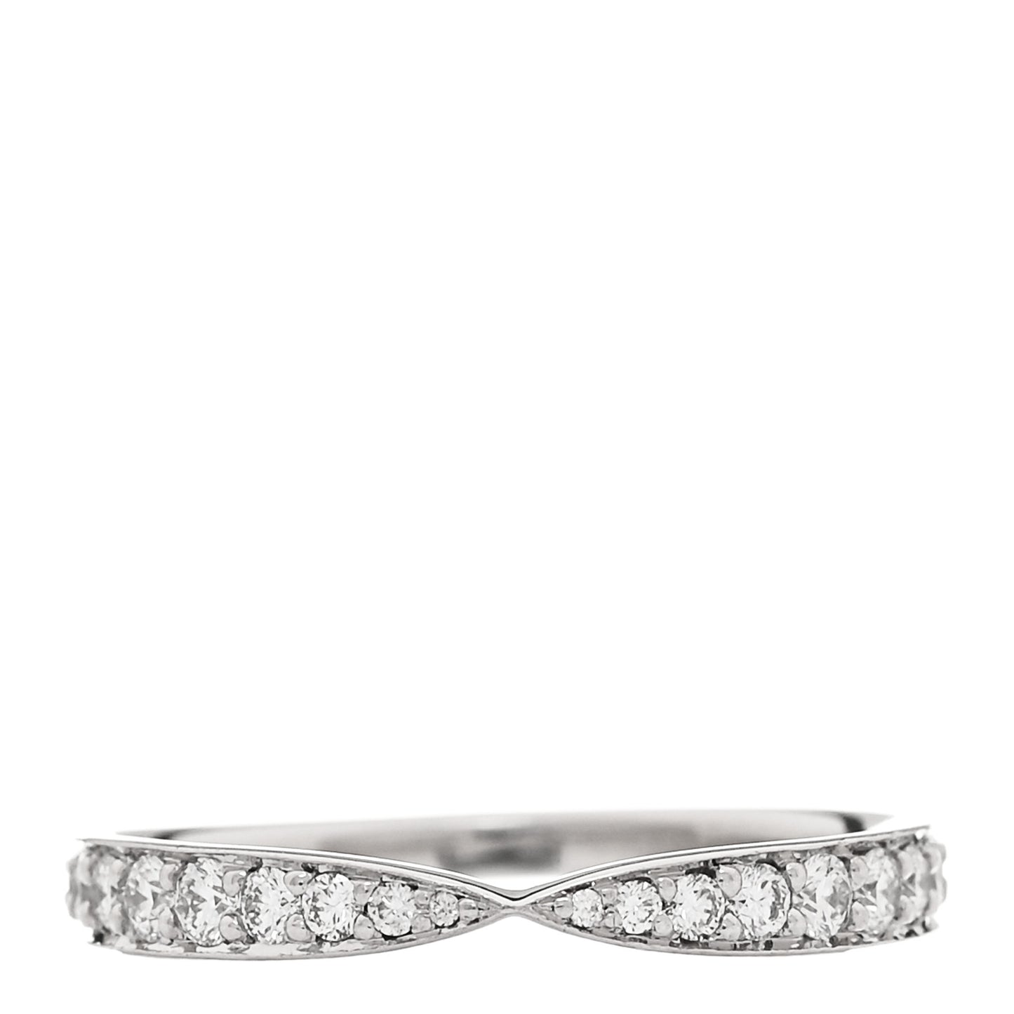 Platinum Diamond Harmony Bead-set Band Ring 50 5.5