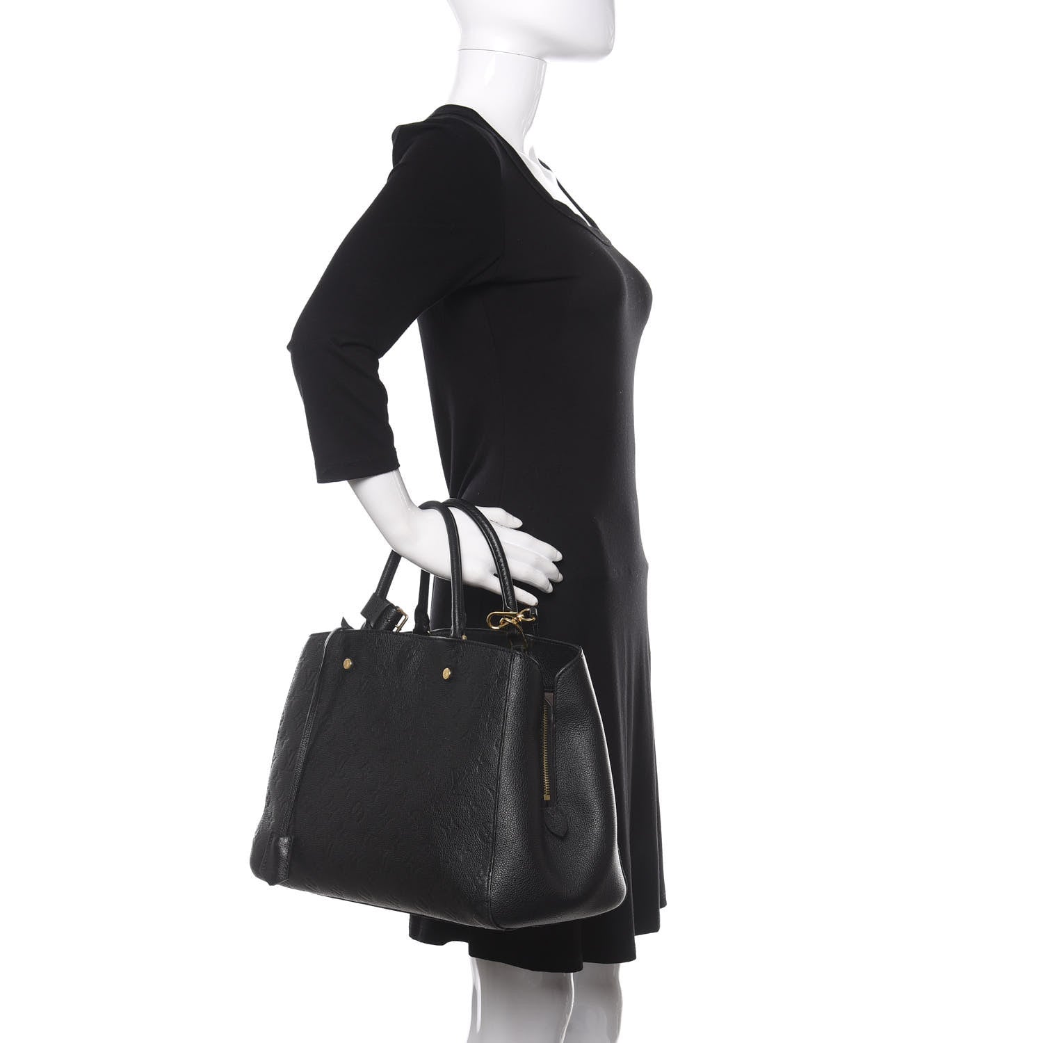 Louis Vuitton Empreinte Montaigne GM Black 2 of 15