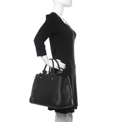 Louis Vuitton Empreinte Montaigne GM Black 2 of 15