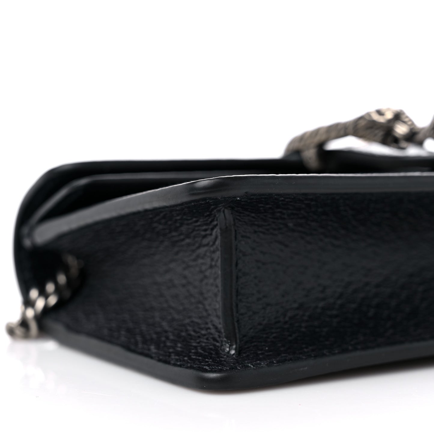 GG Supreme Monogram Textured Dollar Calfskin Super Mini Dionysus Shoulder Bag Beige Blue