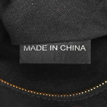 Burberry House Check Grainy Calfskin Small Canterbury Tote Mahogany Red 7 of 11