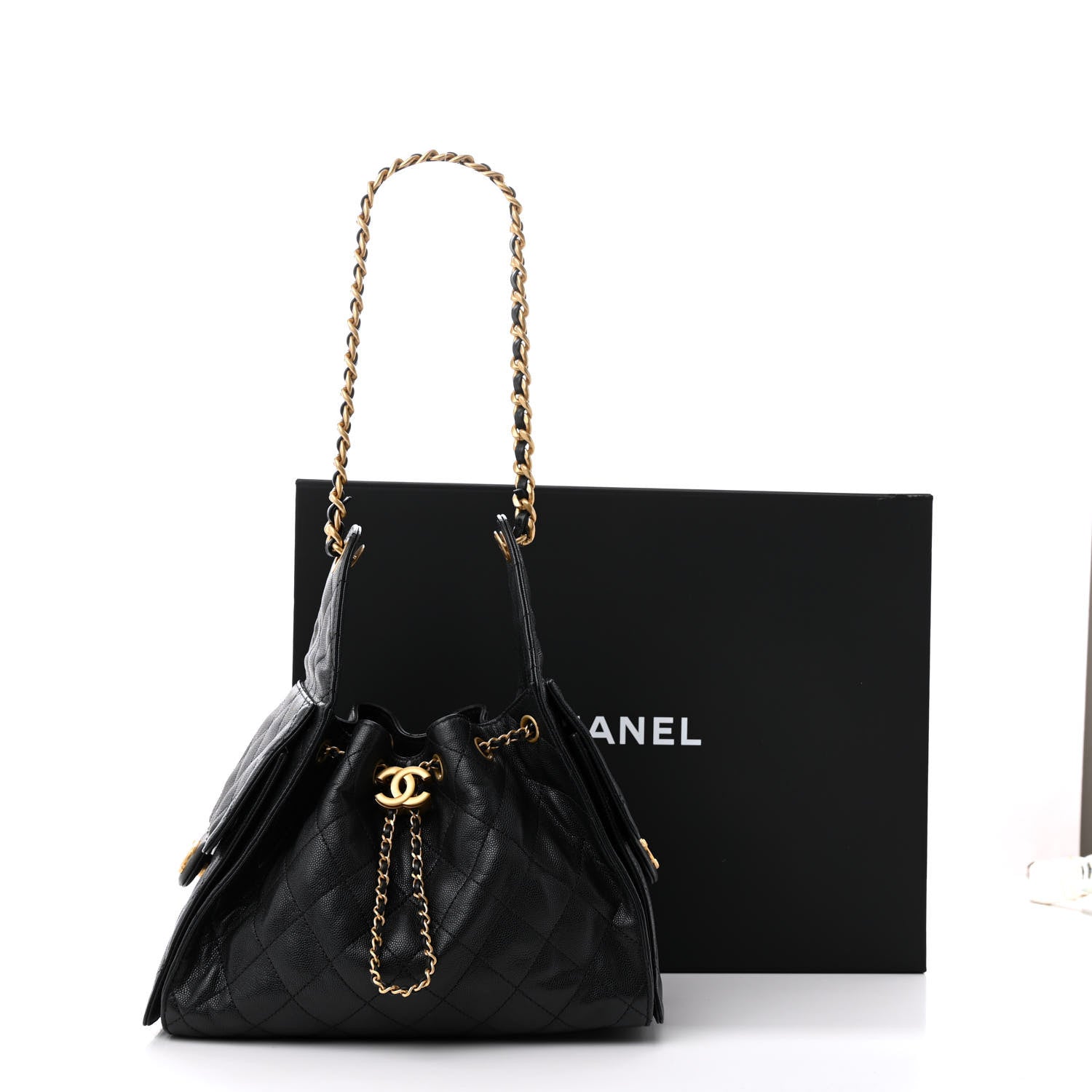 Chanel Caviar Quilted Small Chanel 25 Handbag Black 11 of 11